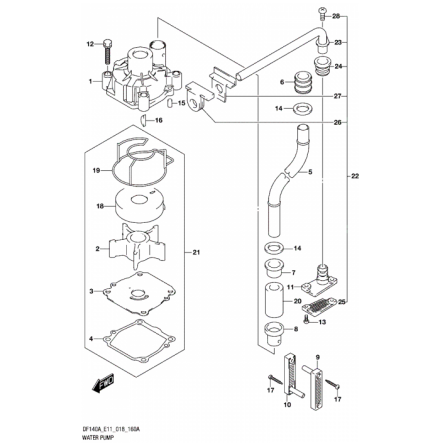 Impellerhusttning Suzuki