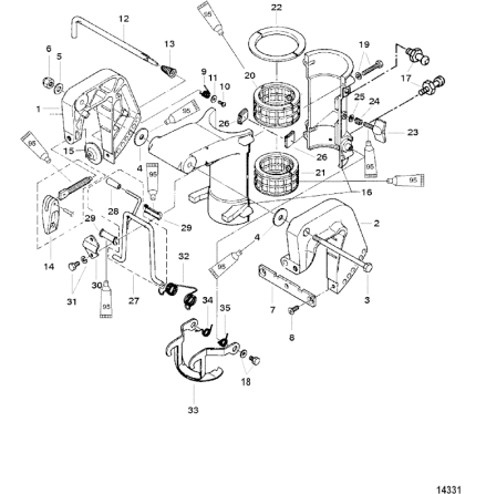 Bracket Mercury