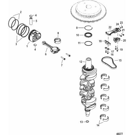 Vevstaksbult Mercury