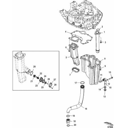 Lock ventil rigg Mercury