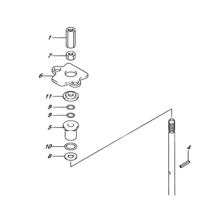 Platta vxelstng Suzuki
