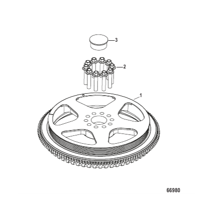 Sv�nghjulsbult Mercury