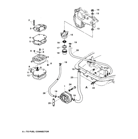 Backventil brnslepump Mercury