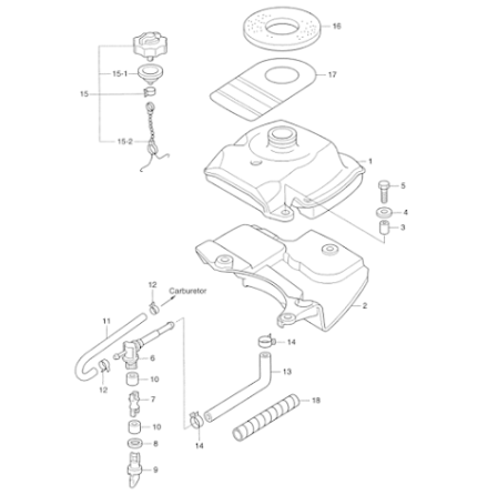 Ttning tanklock Tohatsu