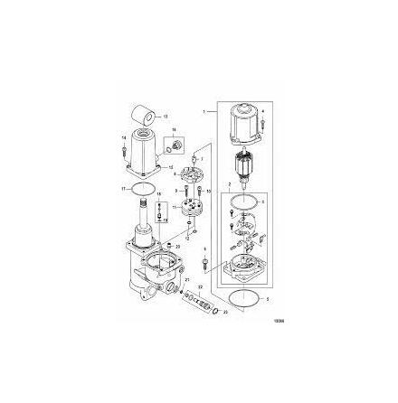 Koppling elmotor Mercury