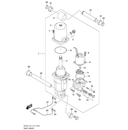 Joint trim Suzuki